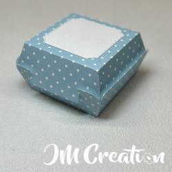 Burgerbox - Stanzschablone - Videoanleitung in Artikelbeschreibung